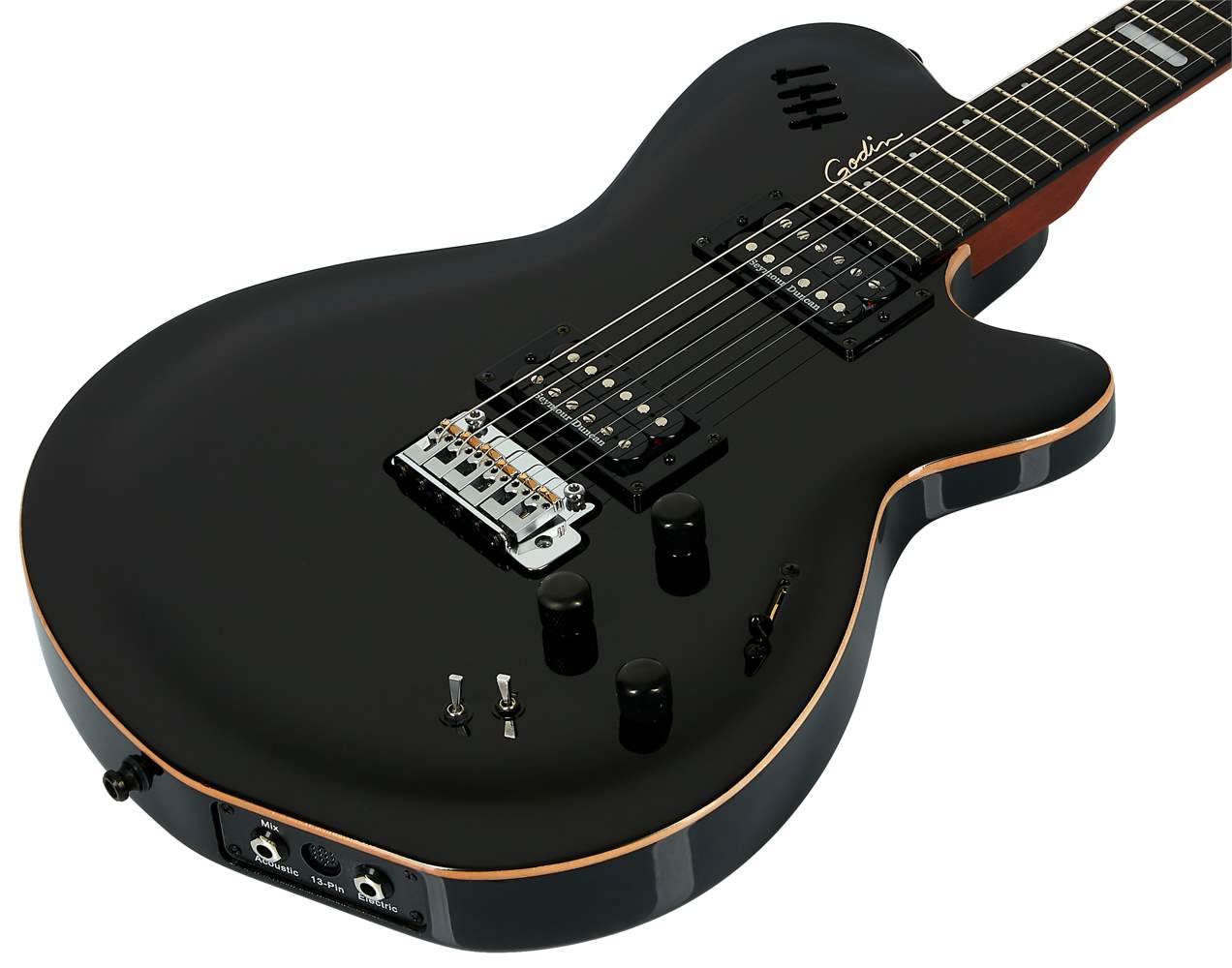 Godin lgxt black deals pearl