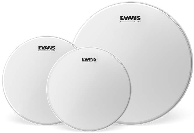 EVANS Tompack UV2 Studio - 10,12,14 Tom Head Set