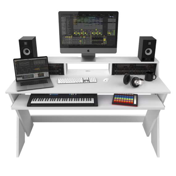 GLORIOUS Sound Desk Pro White (used) Studio desk