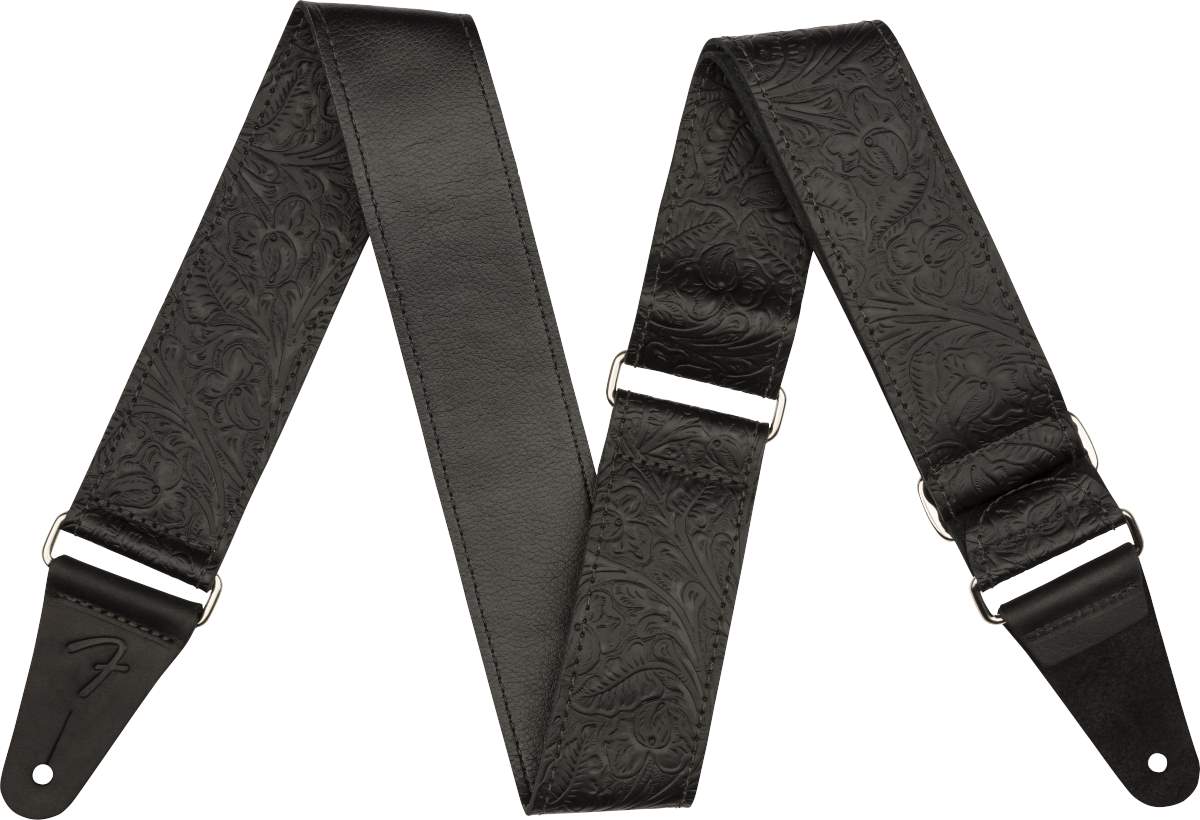 black fender guitar strap