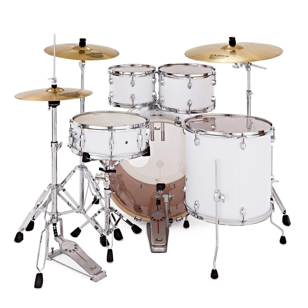 PEARL Export Matte White Stage Set Drum Kit Kytary.ie