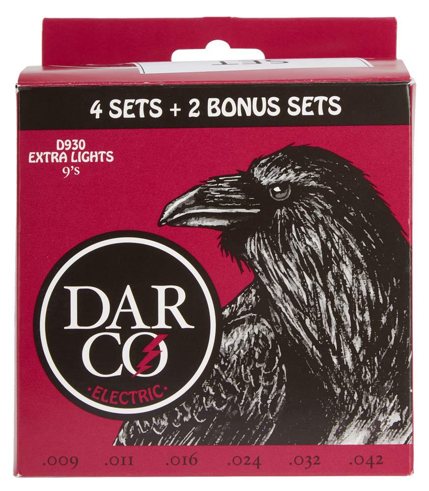 DARCO Electric Extra Lights Promo Pack Electric Guitar Strings