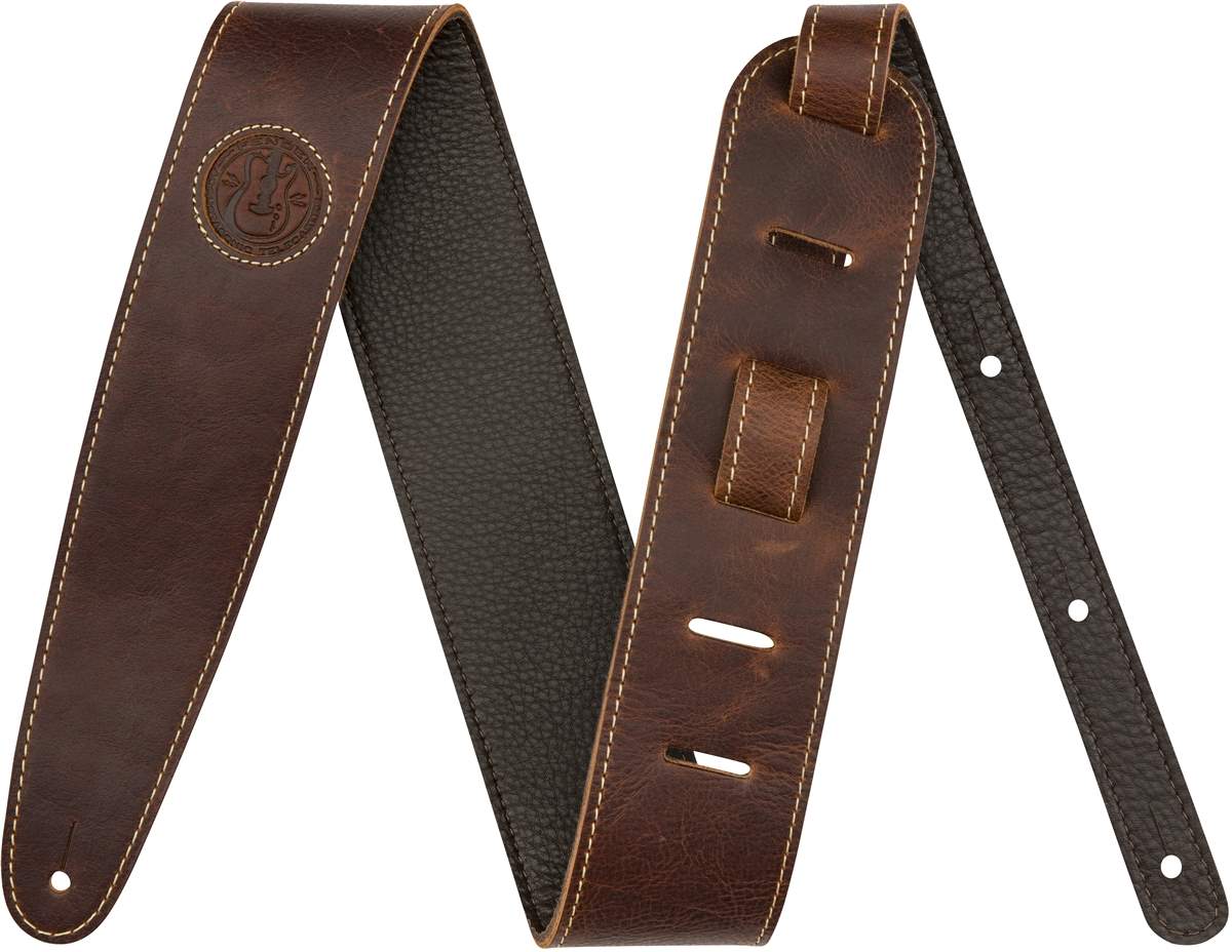 Fender Limited Leather Strap - Oxblood