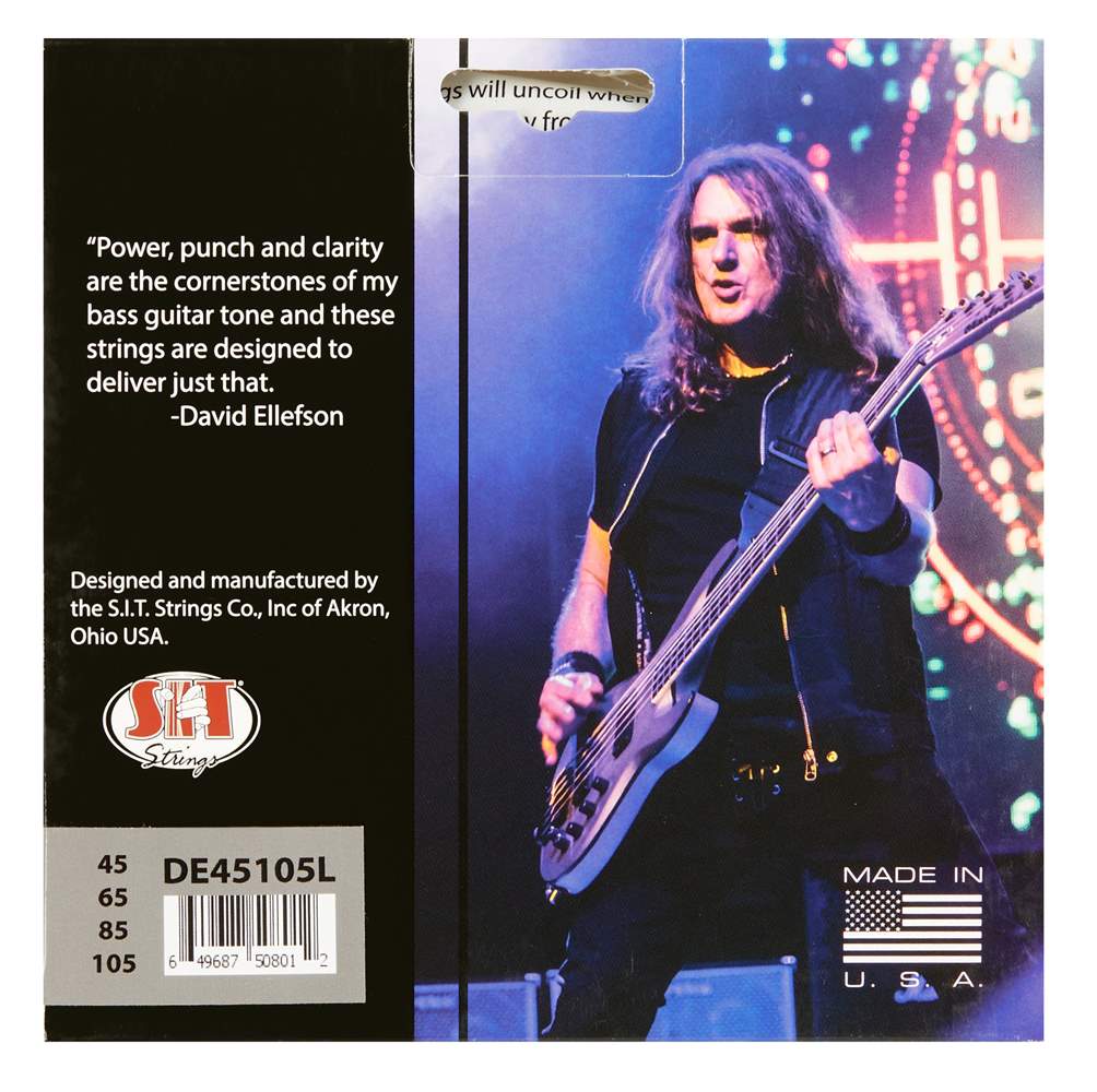 SIT DE 45105L David Ellefson Megadeth Bass Guitar Strings