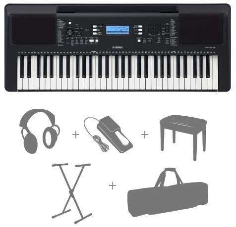 yamaha keyboard set