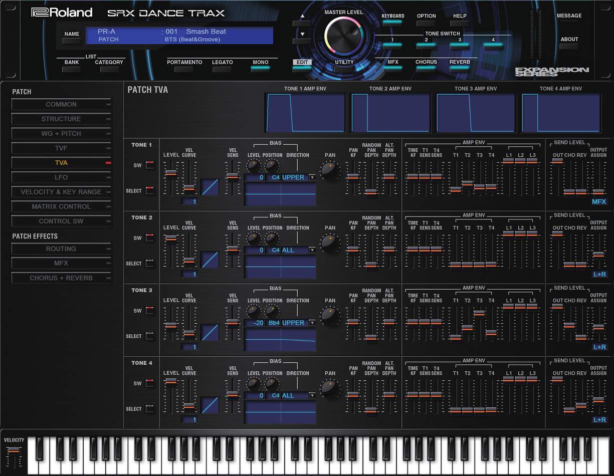 ROLAND SRX DANCE Key Software