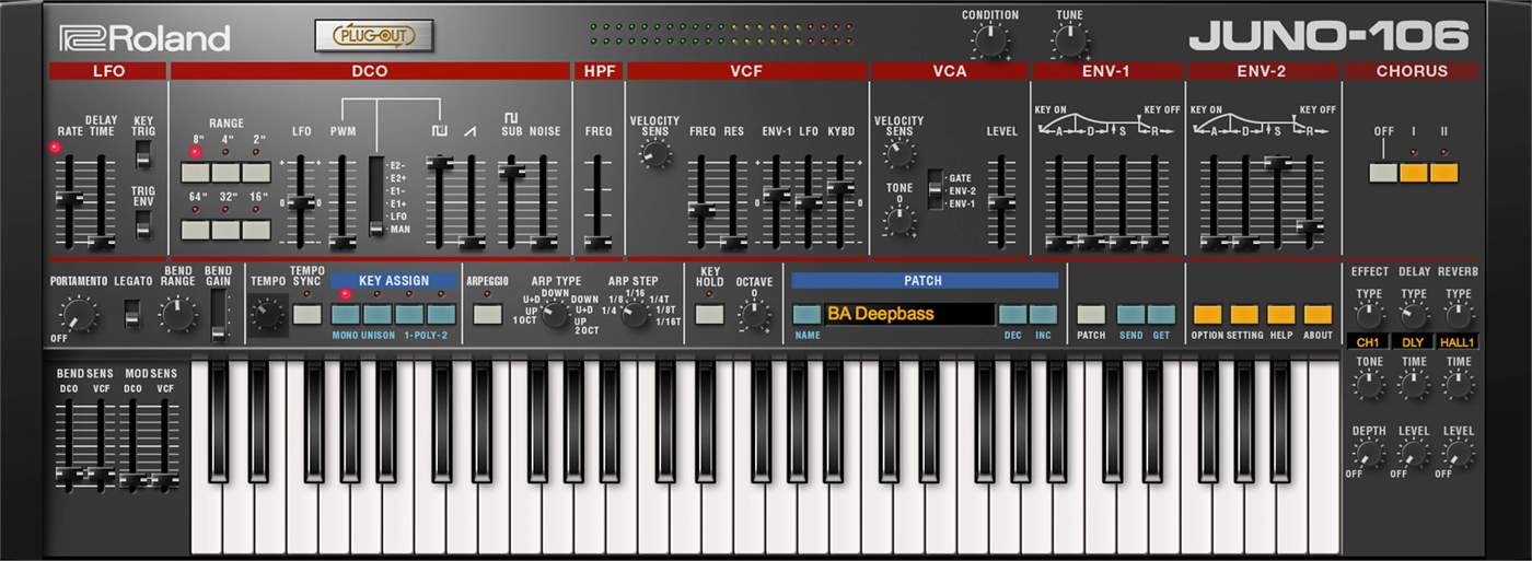 ROLAND JUNO-106 Key Software | Kytary.ie