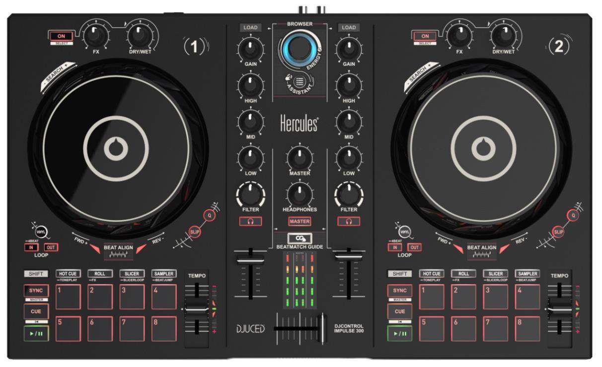 DJ　HERCULES　Controller　Inpulse　300　DJ　iPad　DJControl　for