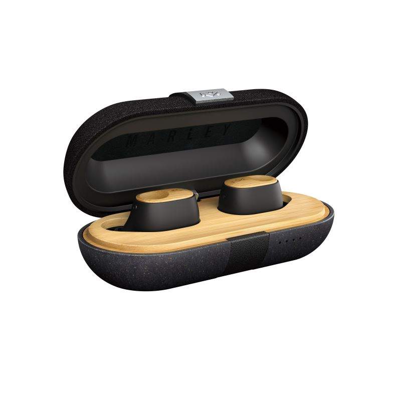 MARLEY Liberate Air Signature Black Wireless Headphones Kytary.ie