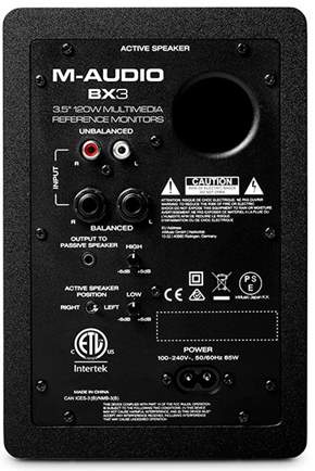 M-AUDIO BX3 pair Powered Studio Monitors