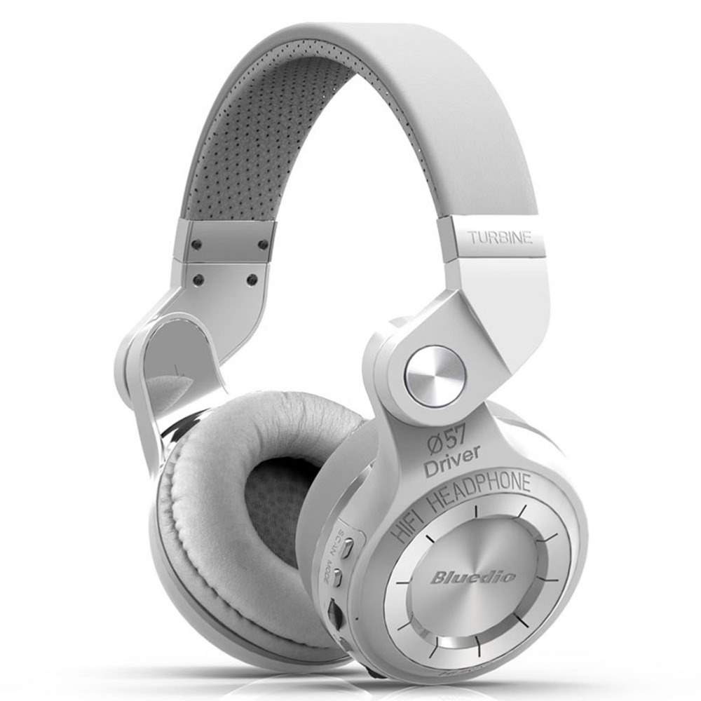 BLUEDIO T2 FM White opened Wireless Headphones Kytary.ie