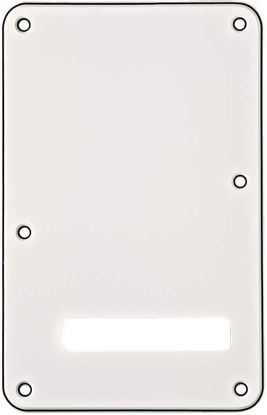 fender stratocaster backplate white