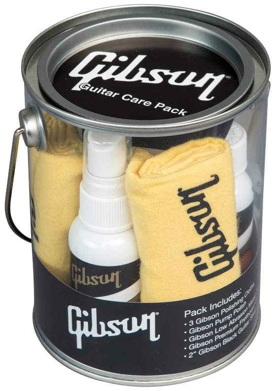 Gibson G-CAREKIT1 Clear Bucket Care Kit ギターストラップ入りケア用品セット i8my1cf