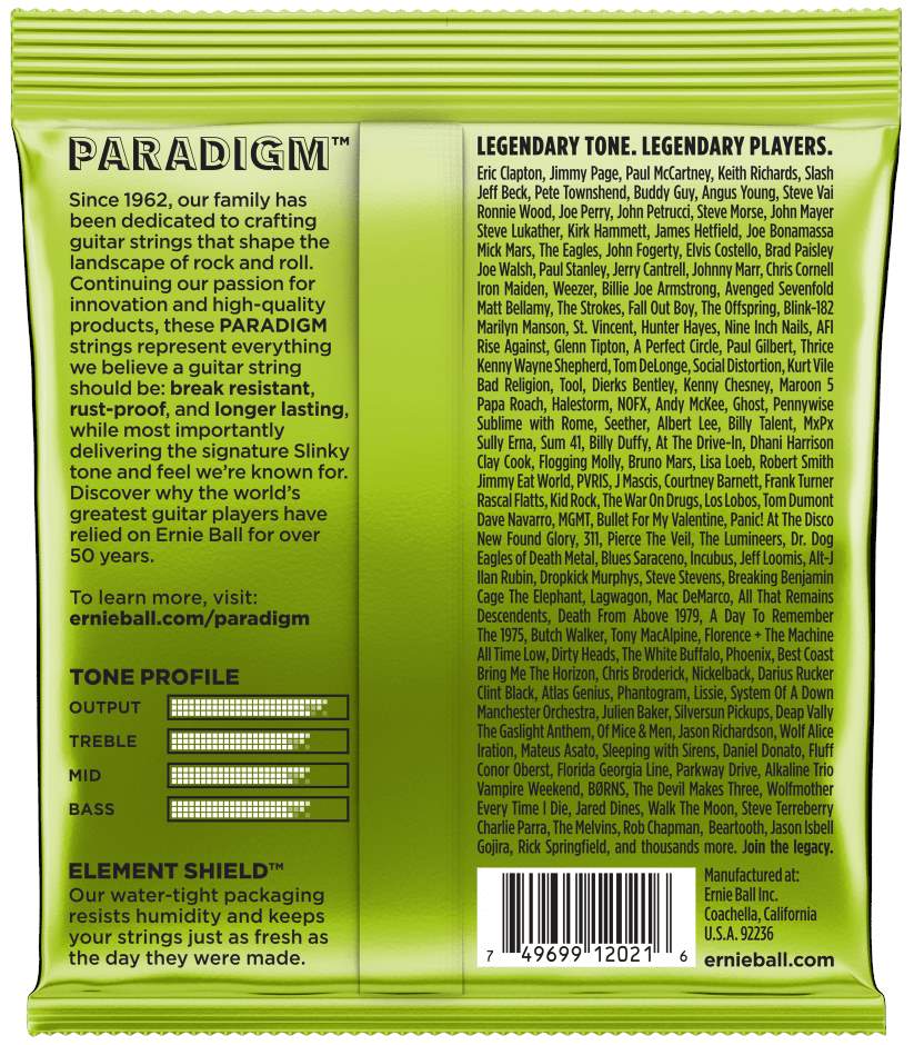 paradigm bass strings