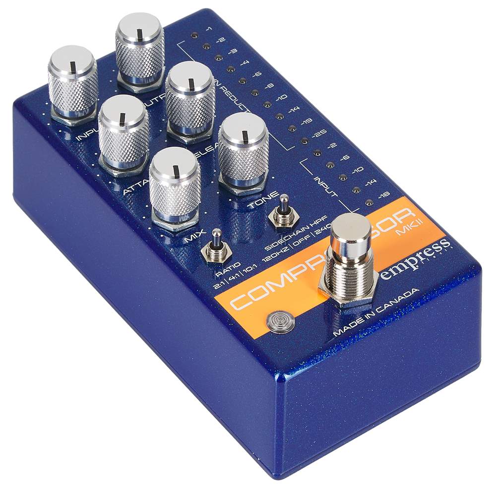 EMPRESS EFFECTS Compressor MKII Blue Guitar Effect | Kytary.ie