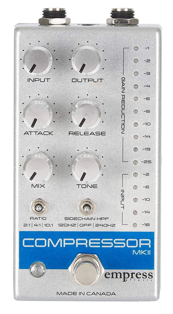 EMPRESS EFFECTS Compressor MKII Silver Guitar Effect | Kytary.ie