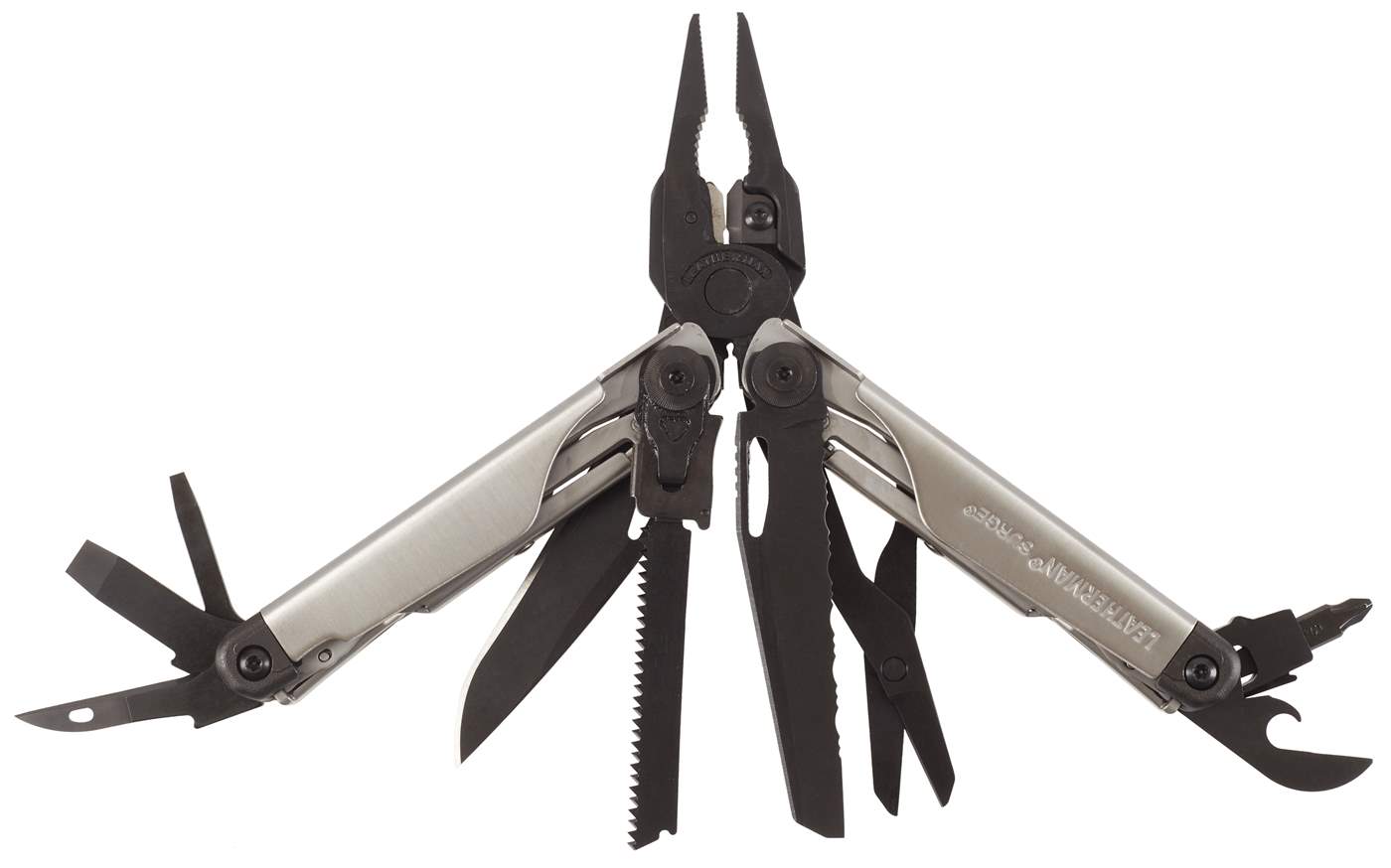 Leatherman surge store black silver