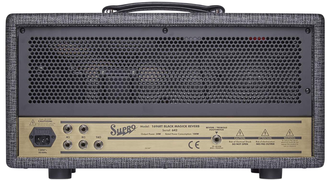 supro black magick reverb head