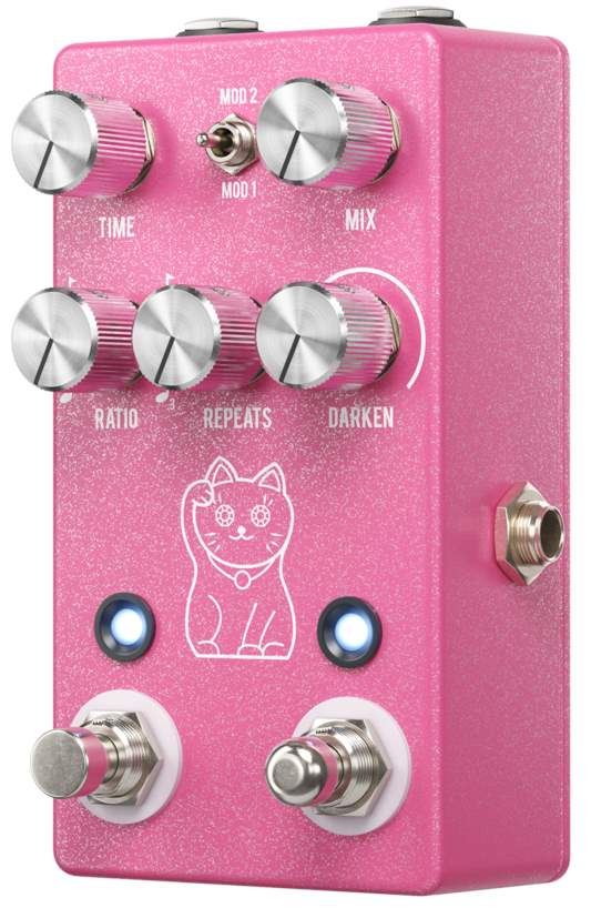 JHS PEDALS Lucky Cat Pink Guitar Effect | Kytary.ie