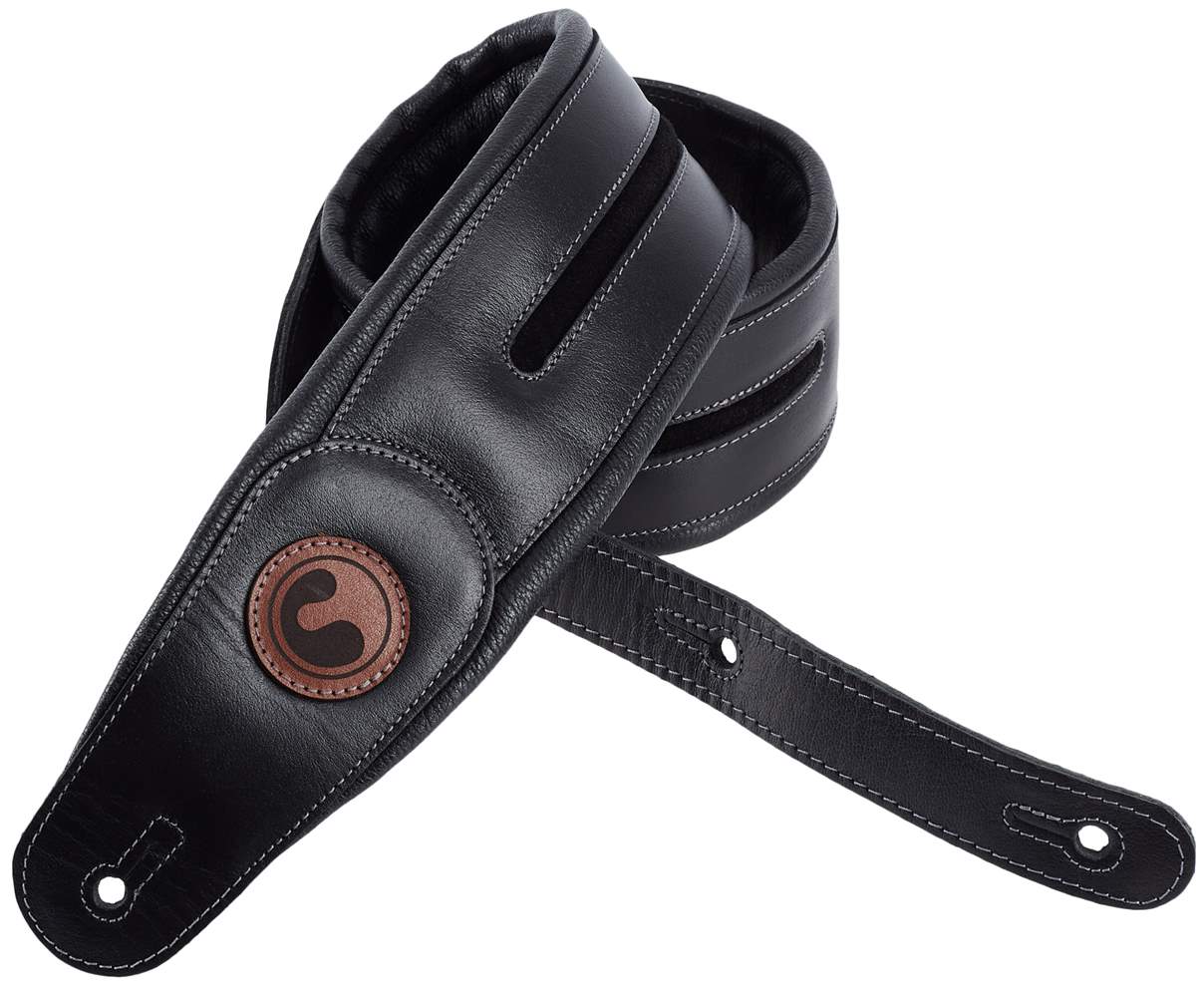 ERGO STRAPS Jazz 3" Black Guitar Strap Kytary.ie