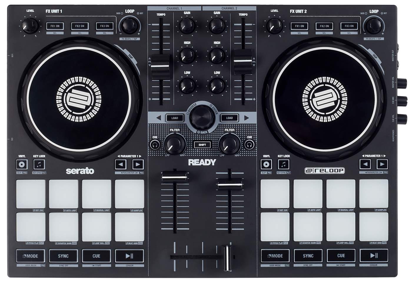 RELOOP READY A compact and powerful 2-deck DJ controller