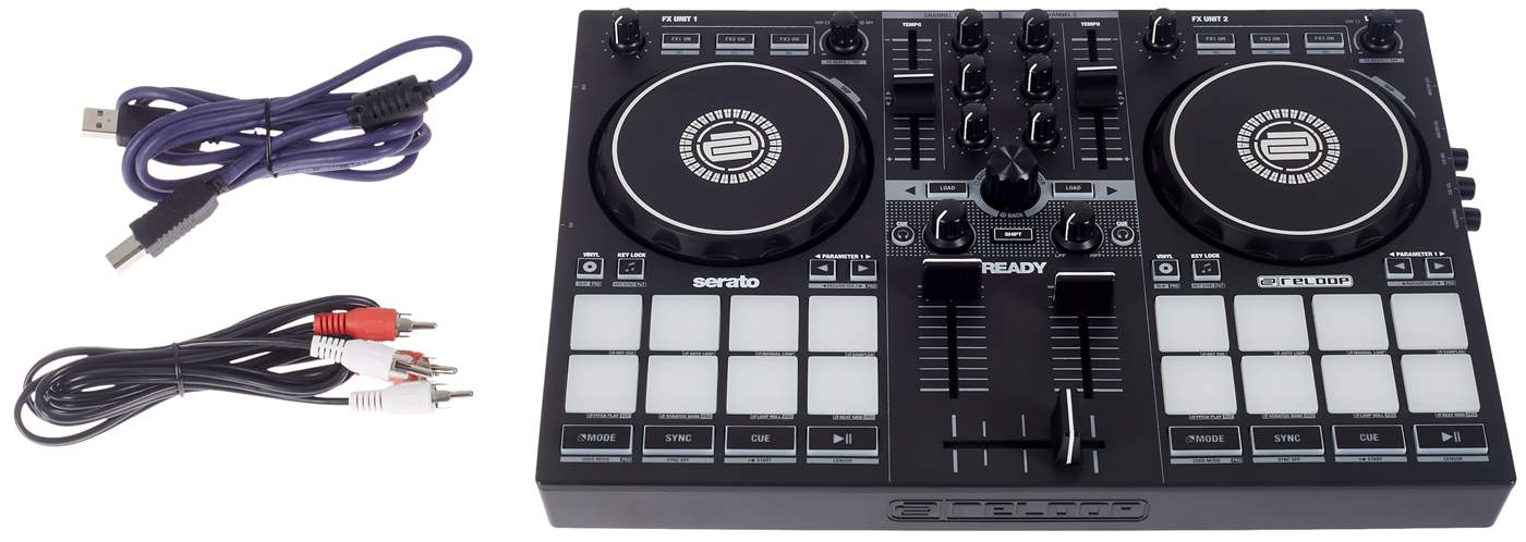 RELOOP Ready DJ Controller with Sound Card
