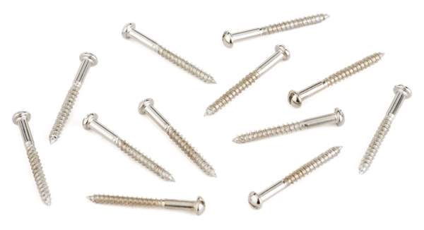 FENDER Pure Vintage Slotted Telecaster Neck Pickup Mounting Screws Nickel 12