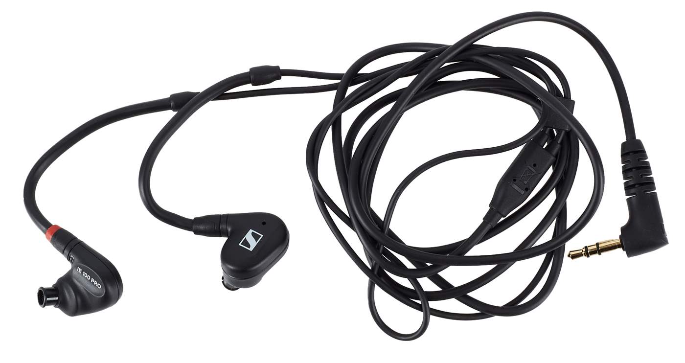 SENNHEISER IE 100 Pro Black In-Ear Headphones | Kytary.ie