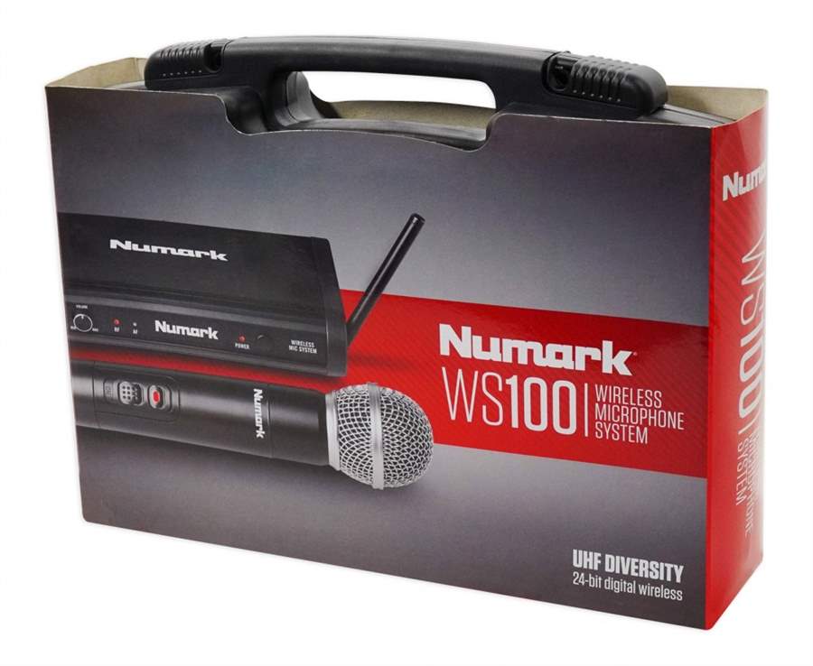 NUMARK WS100 Yellow 864.7 Wireless Vocal Set Kytary.ie