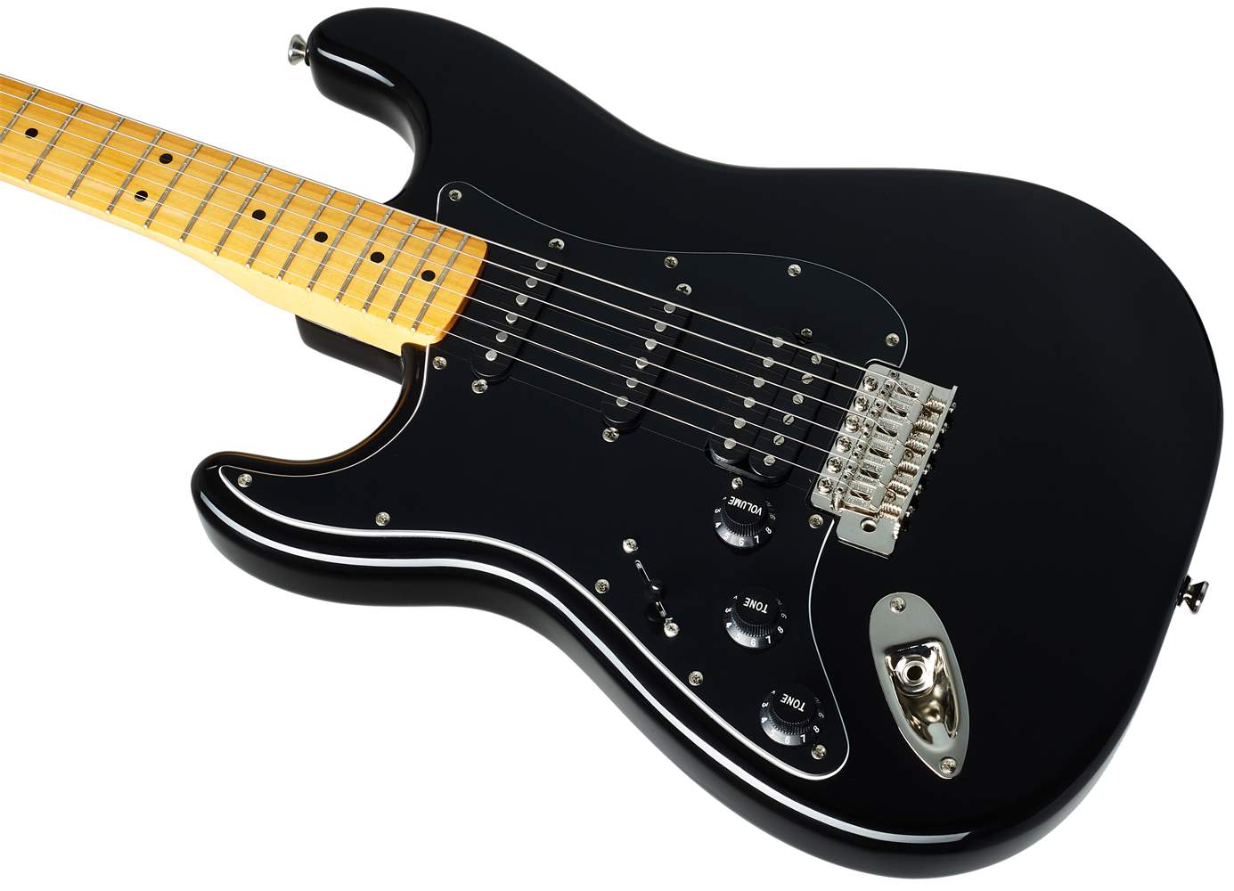 fender sq cv 70s strat hss lh mn blk