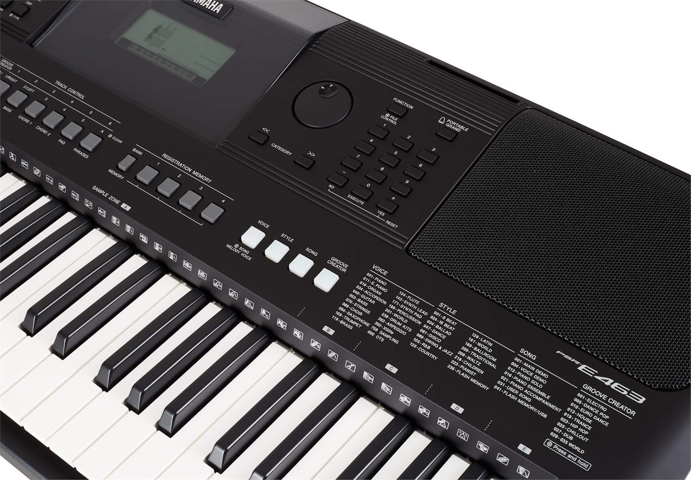 Yamaha keyboard made online in which country