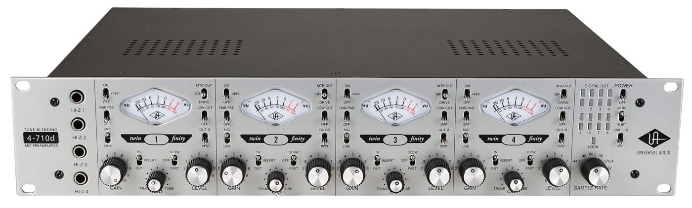 UNIVERSAL AUDIO 4-710d Microphone Pre-Amplifier | Kytary.ie