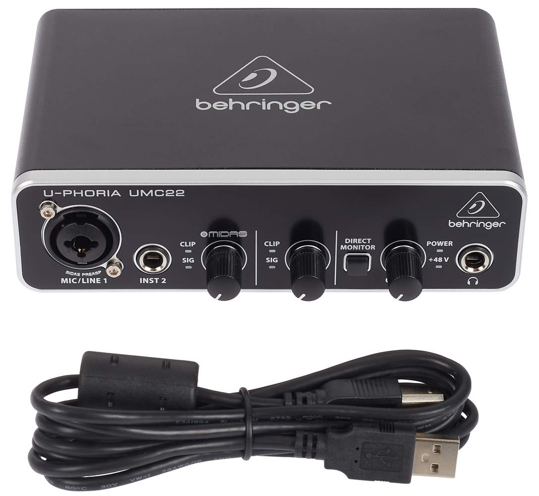 BEHRINGER UMC22 USB Audio Interface | Kytary.ie