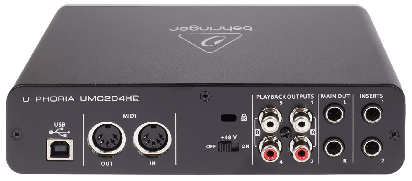 BEHRINGER UMC204HD USB Audio Interface | Kytary.ie