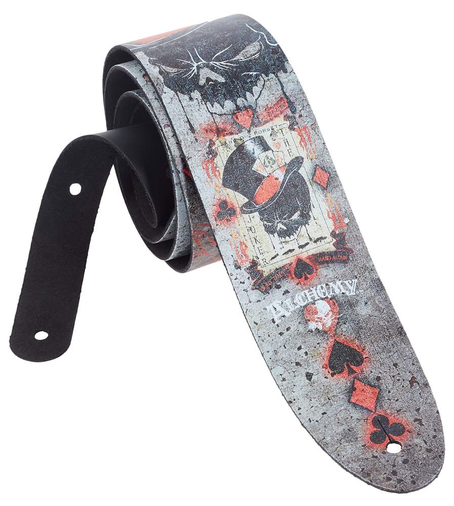 PERRI'S LEATHERS 11025 ALCHEMY Guitar Strap Dead Draw Guitar Strap