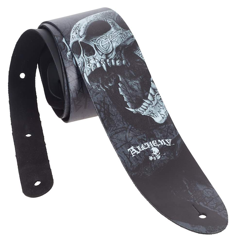 Skull guitar deals strap