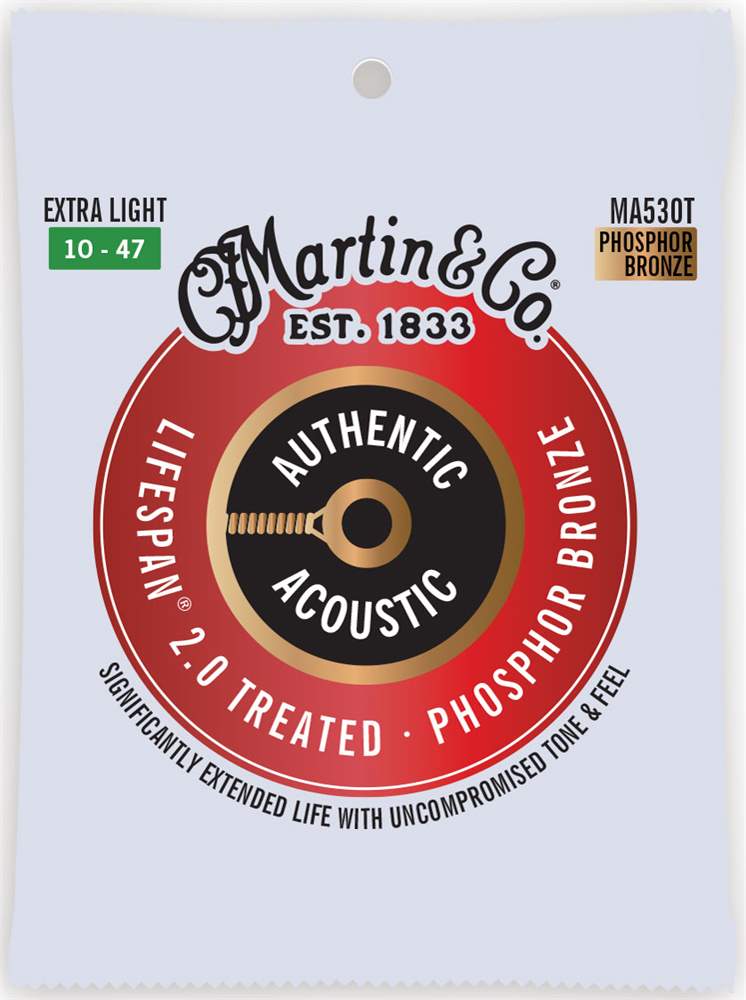 MARTIN Authentic Lifespan 2.0 92 8 Phosphor Bronze Extra Light