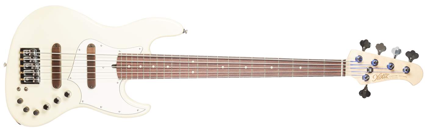 XOTIC 2021 XJ-1T 5 Vintage White Electric Bass Guitar | Kytary.ie