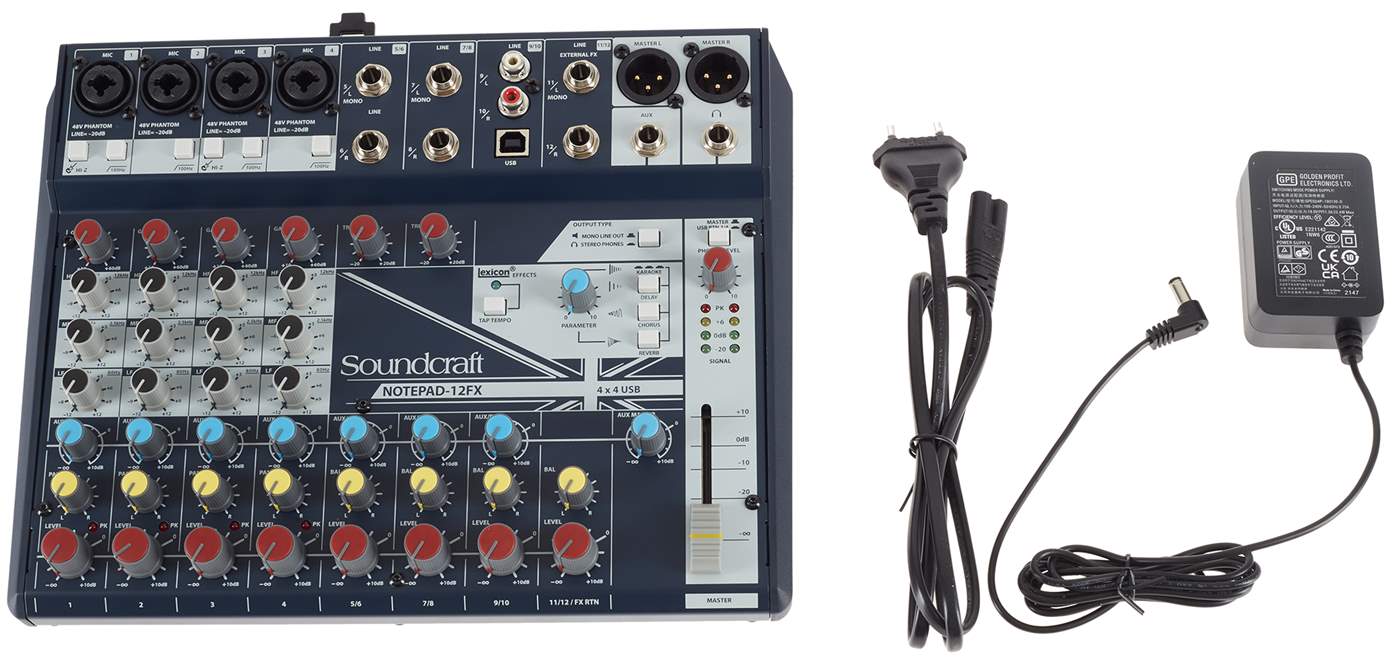 SOUNDCRAFT Notepad 12 FX Analogue Mixer | Kytary.ie