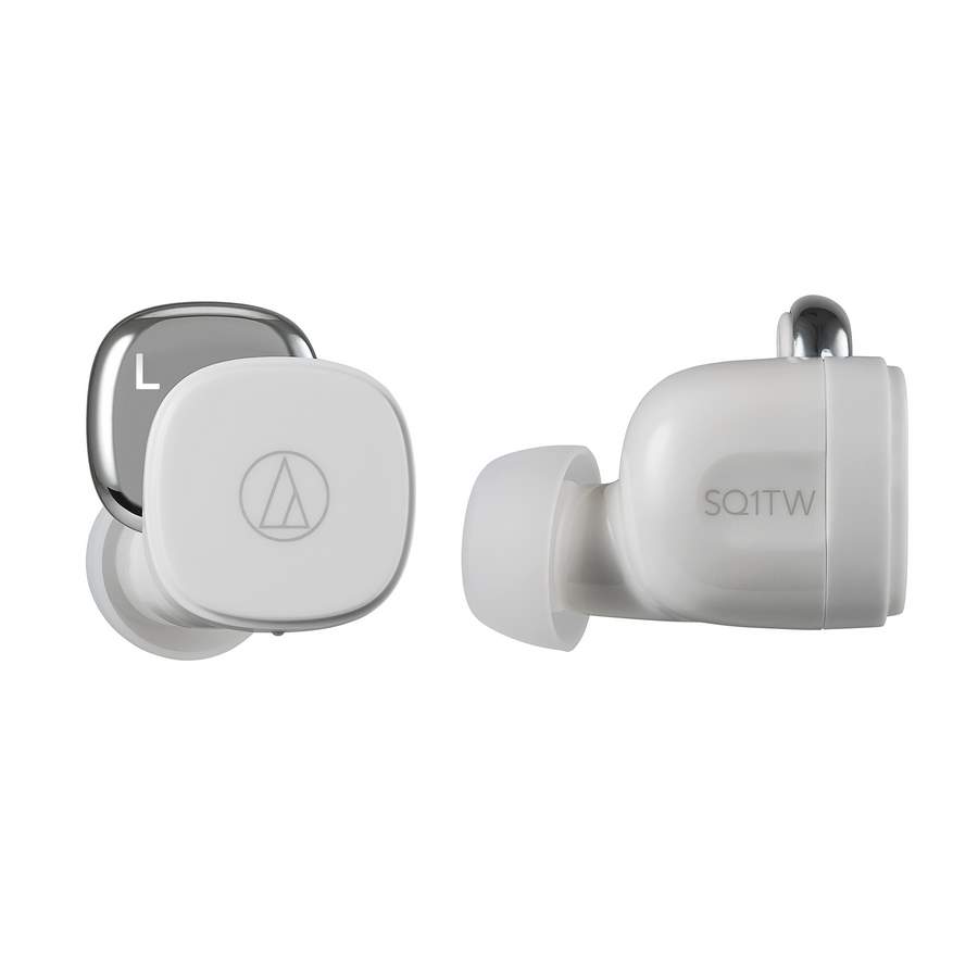 AUDIO TECHNICA ATH SQ1TW White Wireless Headphones Kytary.ie