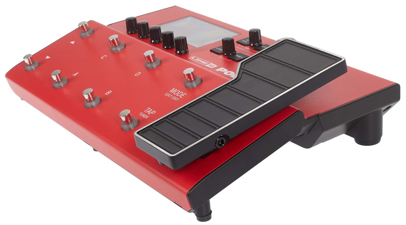 LINE 6 POD GO Limited Edition Red Guitar Multi-Effect | Kytary.ie