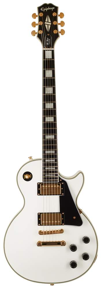 Custom Shop Les Paul Custom - alpine white Single cut electric guitar Gibson