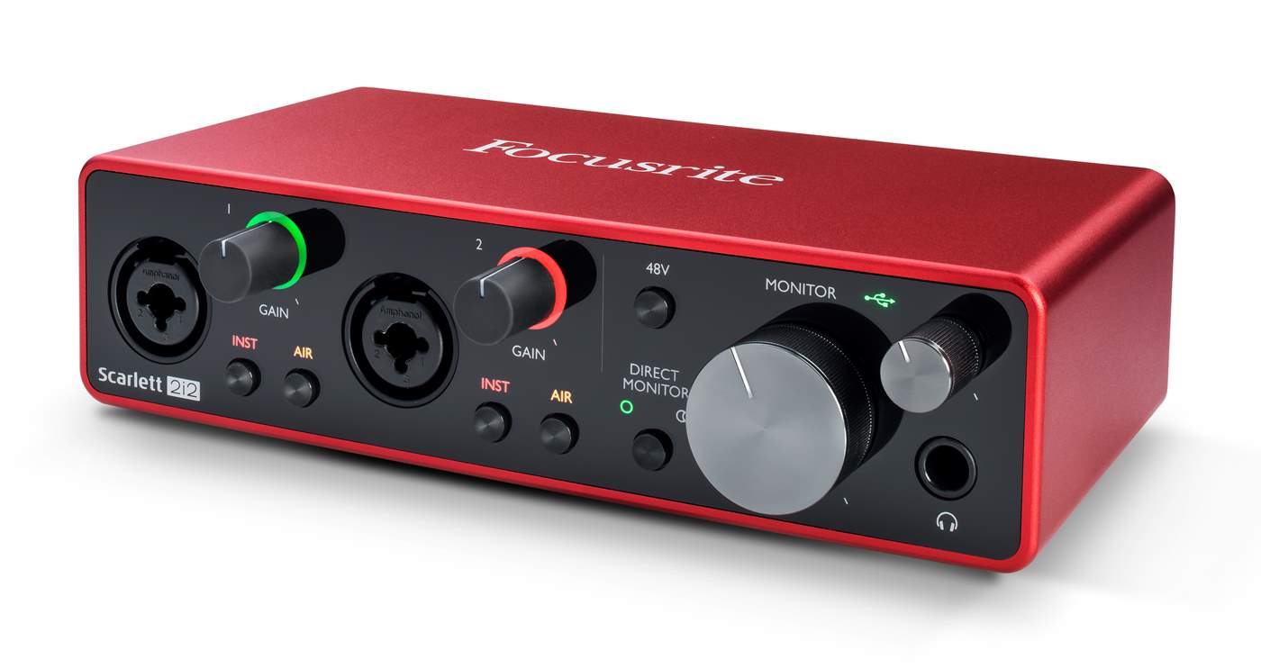 FOCUSRITE Scarlett 2i2 3rd Gen USB Audio Interface | Kytary.ie