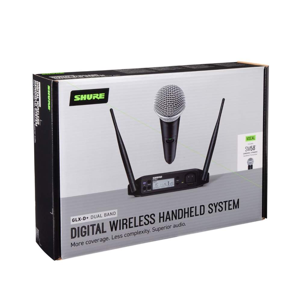 SHURE GLXD24 VOCAL SYSTEM W SM58 Wireless Vocal Set Kytary.ie