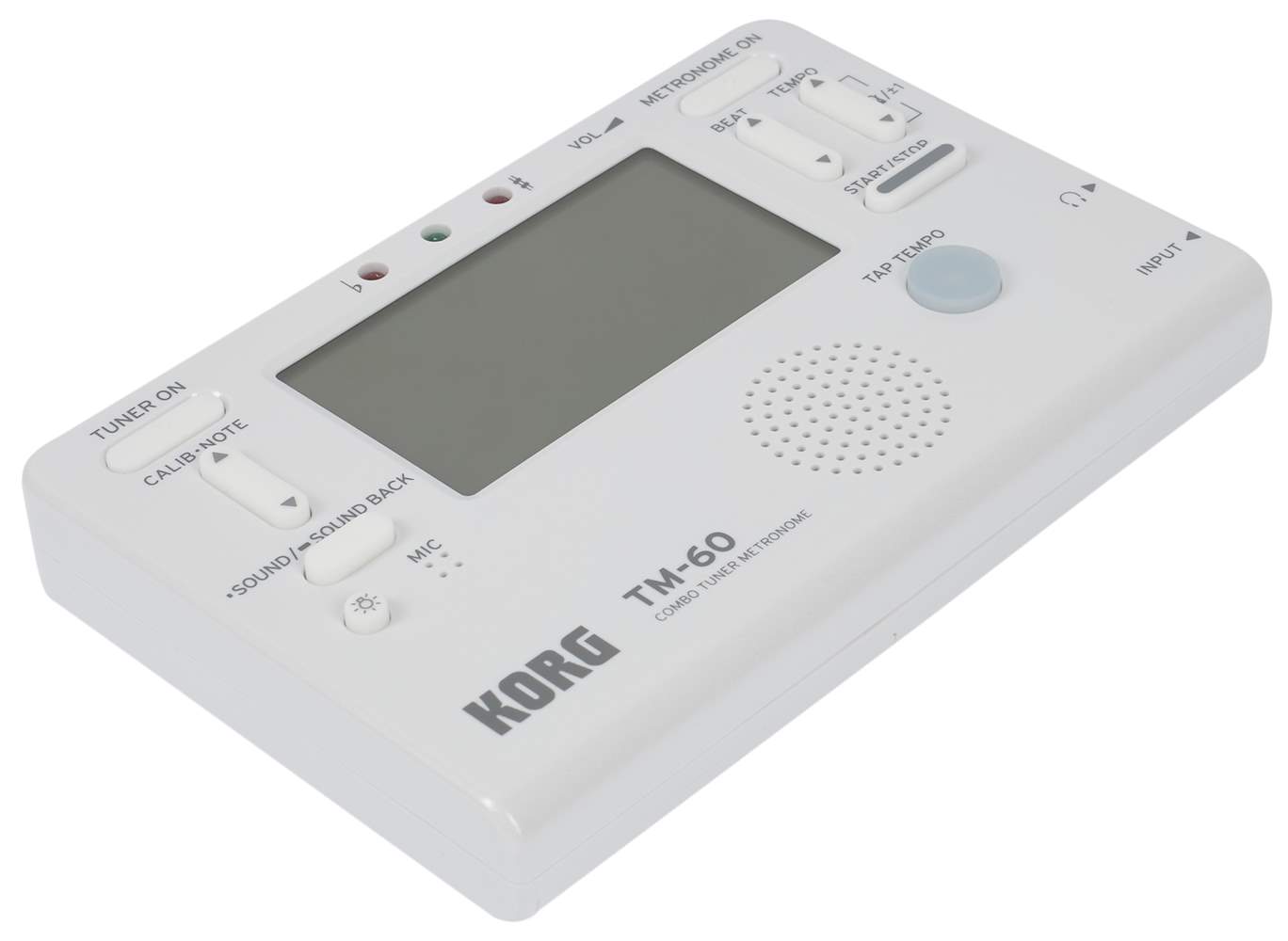 KORG TM-60C WH Tuner with Metronome | Kytary.ie