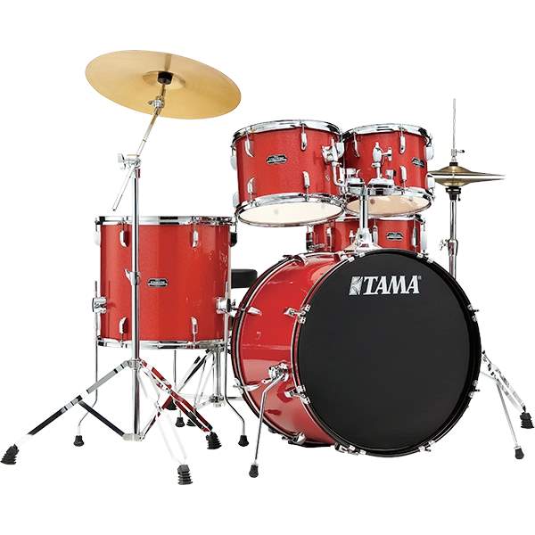 Red sparkle shop drum set