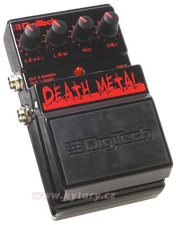 digitech death metal guitar pedal