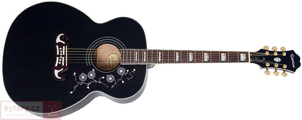 epiphone ej200 black