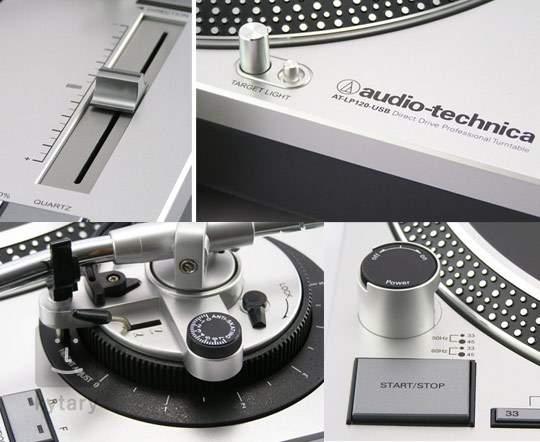 Audio-Technica AT-LP120-USB Direct Drive Professional Turntable
