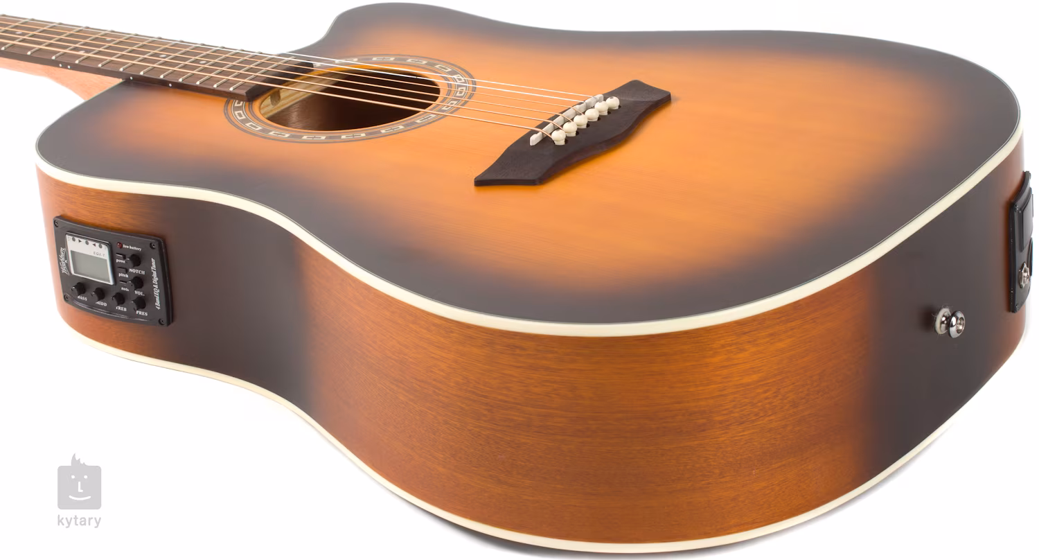 WASHBURN WD7SCE ATBM (poškozeno) ElectroAcoustic Guitar Kytary.ie